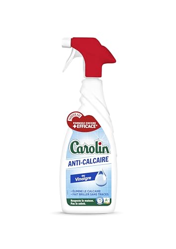 Carolin Pistolet Nettoyant Anti-Calcaire Vinaigre Naturel... - Sports & Fitness Amazon France à 1.59€
