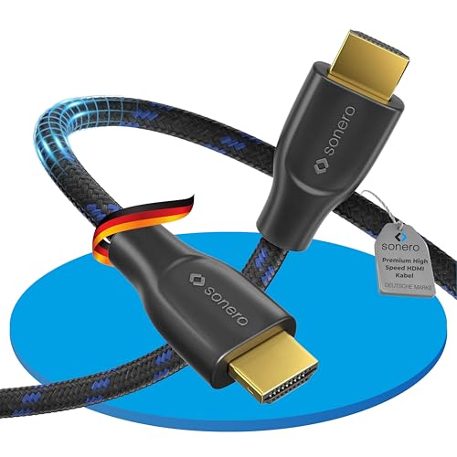 sonero PHC011 Premium certifié Câble HDMI High Speed avec... - High-Tech & Électronique Amazon France à 8.56€