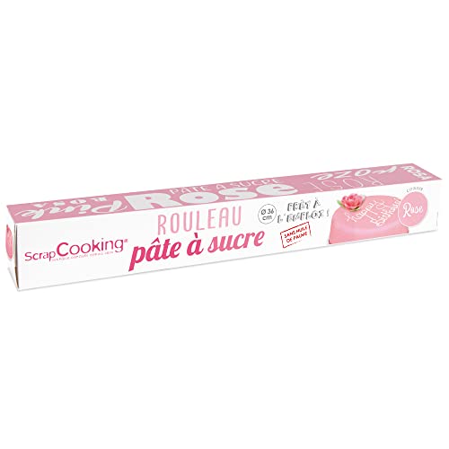 Scrapcooking Rouleau Pâte à Sucre Rose 430 g - Loisirs Créatifs Amazon France à 10.50€