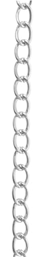 MegaCrea Belcher Chain Diameter 6.4 mm Silver by the Metre - Sports & Fitness Amazon Royaume-Uni à 2.35€