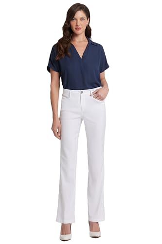 NYDJ Pantalones de Lino para Mujer - Blanco - 18 US - Home & Kitchen Amazon Spain à 26.07€