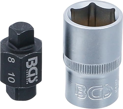 BGS 8991 | Oil Drain Plug Socket | 4-pt. | 8 mm / 10 mm - Maison & Cuisine en promo à 9.34€