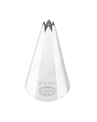 Dr. Oetker Buse étoile de 5 mm, buse en Forme d'étoile de... - Maison & Cuisine Amazon France à 8.05€
