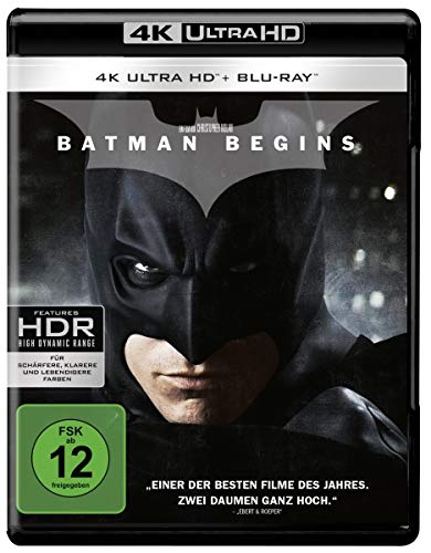 Batman Begins (4K Uhd) - Movie [Blu-ray] [2005] - Sports & Fitness Amazon Royaume-Uni à 20.55€