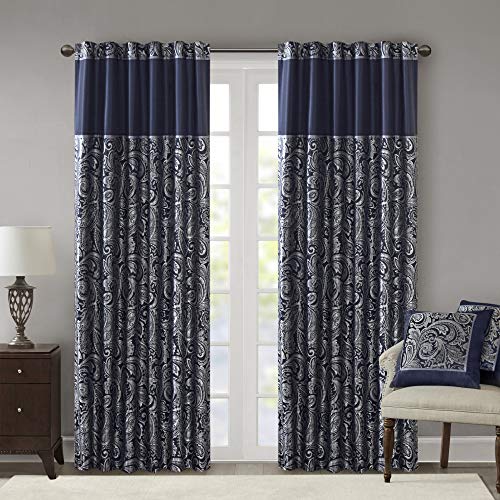 Madison Park Aubrey Jacquard Rod Pocket Valance, Classic... - Amazon Espagne à 15.84€