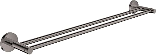 GROHE Essentials New Double Towel Rail Hard Graphite... - Maison & Cuisine Amazon Royaume-Uni à 40.09€