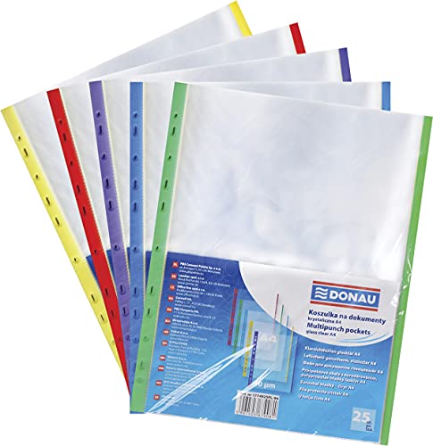 DONAU 1774925PL-99 - Fundas para folletos (A4, 40 μm, borde... - Fournitures Bureau Amazon Espagne à 5.42€