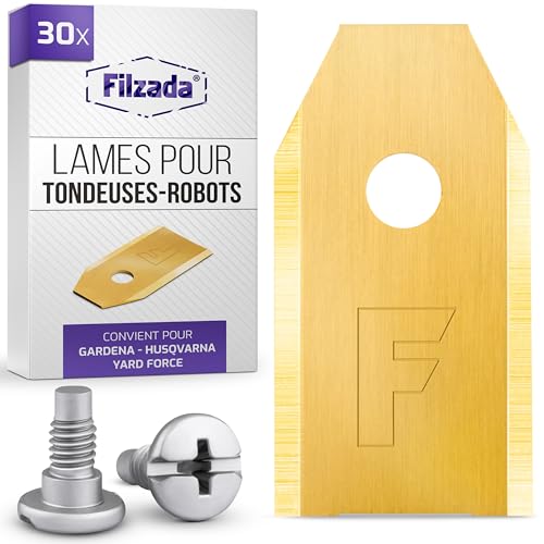 Filzada® 30x Lames de tondeuses-Robots Longue durée, vis... - Jardin & Extérieur Amazon France à 11.98€