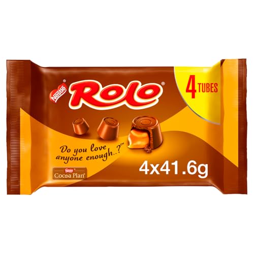Rolo Milk Chocolate and Caramel Multipack, 4 x 41.6g - High-Tech & Électronique Amazon Royaume-Uni à 1.95€
