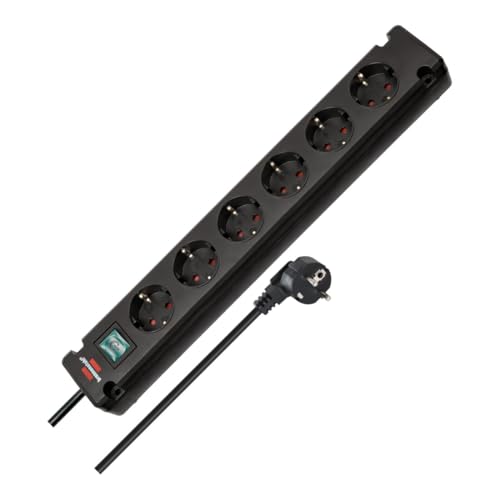 Brennenstuhl Bremounta regleta de enchufes de 6 Tomas con... - High-Tech & Électronique Amazon Espagne à 9.89€
