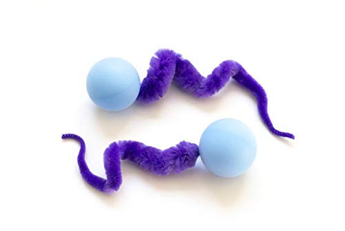 Dezi Roo Interactive Cat Toy Wiggly Pong Ball 2 Pack - Amazon Royaume-Uni à 4.32€