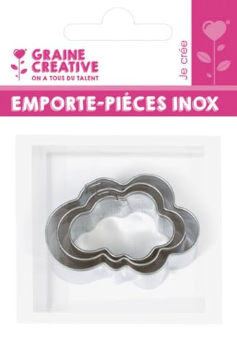 3 mini emporte-pieces inox nuages - - Loisirs Créatifs Amazon France à 1.90€