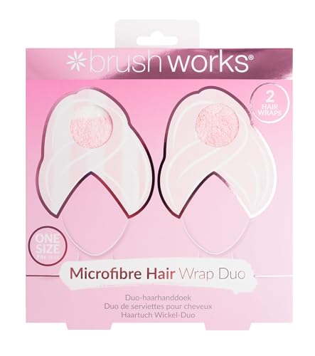 Brushworks Hair Towels - 2 Pack - Beauty & Fragrances Amazon UK à 6.99€