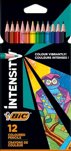 BIC Intensity Crayons de couleur triangulaires, crayons de... - Auto & Moto en promo à 2.90€