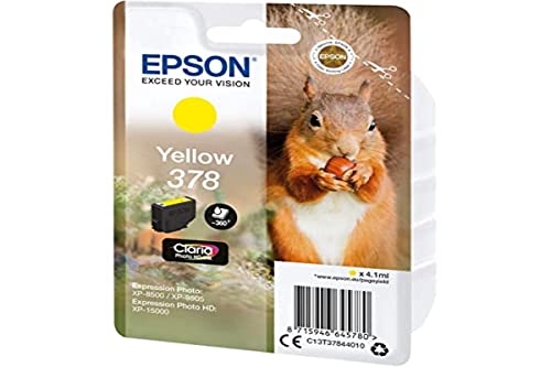 Epson 378 Ecureuil Jaune, Cartouche d'encre d'origine... - Auto & Motorcycle Amazon France à 11.99€