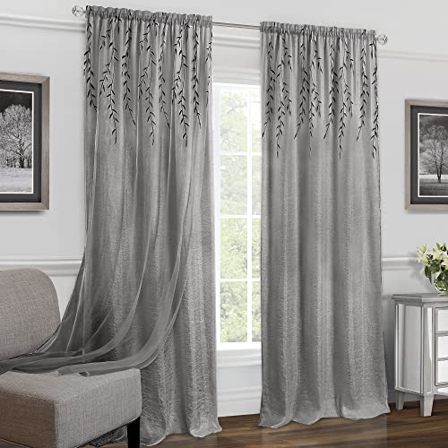 Achim Home Furnishings Window Curtain (Single Panel) Willow... - Home & Kitchen Amazon Germany à 8.75€