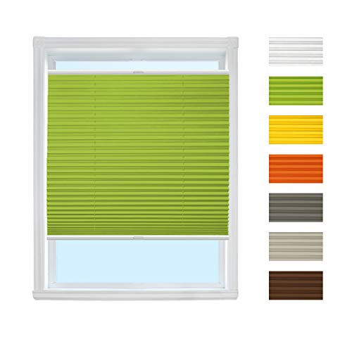 Estor plisado para atornillar (verde, 35 cm de ancho x 100... - Maison & Cuisine Amazon Espagne à 13.76€