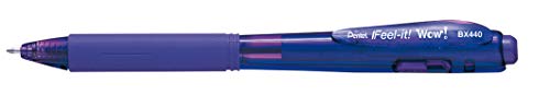 Pentel BX440 Feel-it! Wow! Penna sfera scatto 1,0 mm viola... - Animalerie en promo à 16.11€