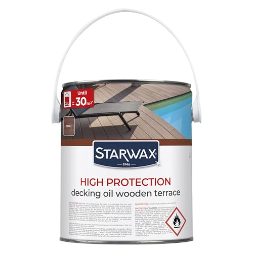 STARWAX - High Protection Saturator for Wooden Decking... - Maison & Cuisine Amazon Royaume-Uni à 14.87€