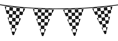 Boland BOL44750 Chequered Black & White Racing Bunting... - Maison & Cuisine Amazon Espagne à 1.31€