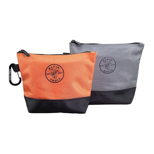 Klein Tools Utility Bag, Zipper Tool Bags in Orange/Black... - Maison & Cuisine en promo à 22.23€