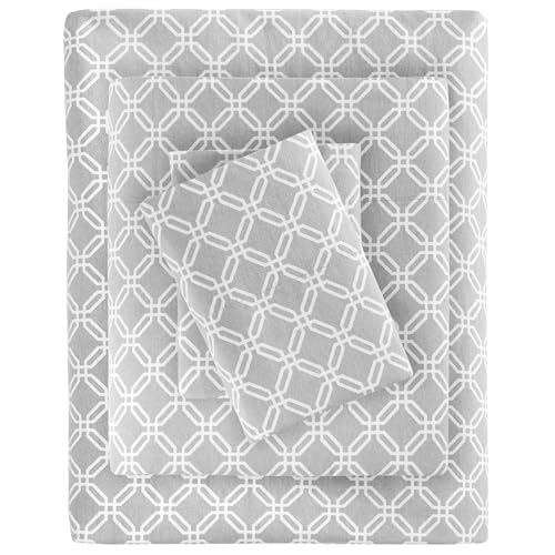 Sleep Philosophy Cosy Flanelle de lit, Coton, Grey Geo... en promo à 21,61€ (-48%) sur Amazon FR