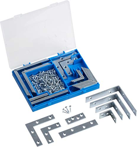 Meister 300510 Lot de 180 équerres et plaques de connexion... - Home & Kitchen Amazon France à 10.59€