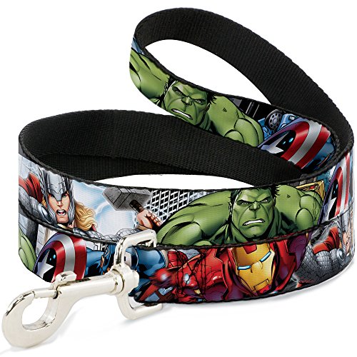 Dog Leash Marvel Avengers 4 Superhero Poses Close Up 6 Feet... - Animalerie Amazon Royaume-Uni à 7.69€