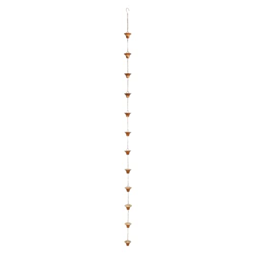 Esschert Design TH87 - Collana Antipioggia in Rame Argentato - High-Tech & Électronique Amazon Italie à 25.92€