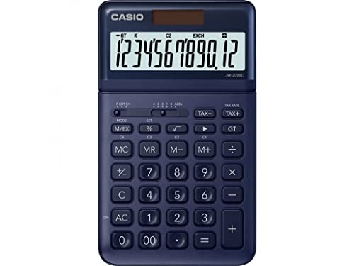 Casio JW-200SC-NY Calcolatrice da Tavolo, Blu Navy - Maison & Cuisine en promo à 12.76€