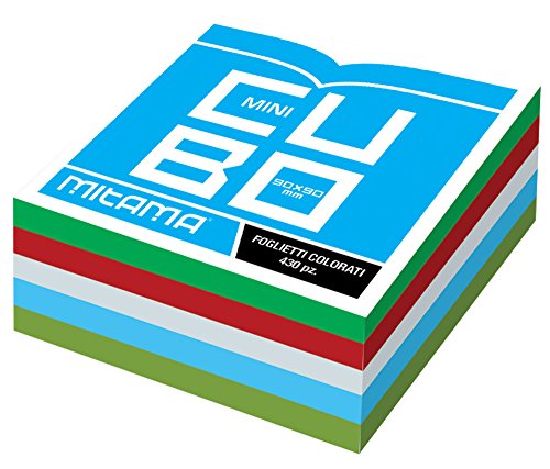 MITAMA 27432- CUBO 430 FOGLIETTI NOTES COLORATI PER APPUNTI... - Fournitures Bureau Amazon Italie à 4.90€
