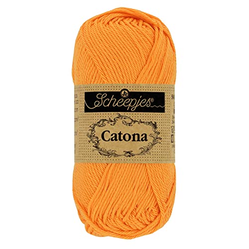Scheepjes - Scheepjes Catona 411 Pelote de laine orange... - Animalerie Amazon France à 11.83€