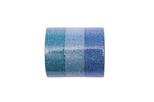 Glitter Tape Set, Blau Mix - Maison & Cuisine Amazon Espagne à 2.27€
