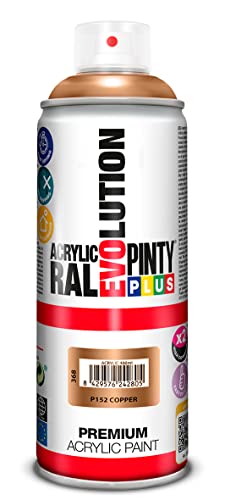 Pinty Plus Gloss Acrylic Spray Paint 400 ml Copper - Loisirs Créatifs Amazon Italie à 5.49€