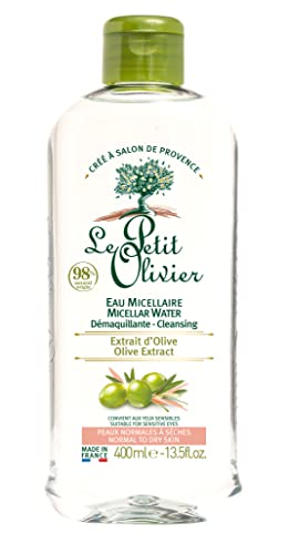 LE PETIT OLIVIER Eau micellaire démaquillant - 400 ml - Animalerie Amazon Allemagne à 9.70€