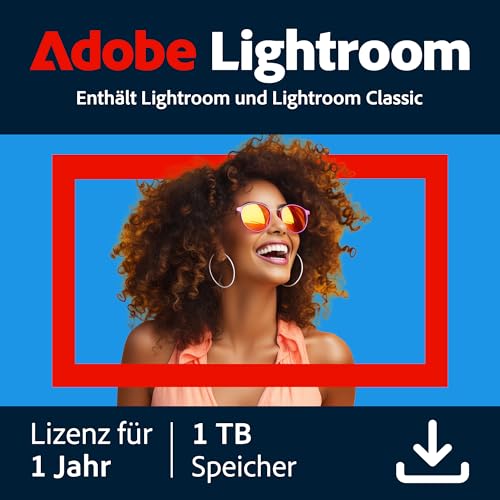 Adobe Lightroom inkl. Lightroom Classic 1 TB |KI-gestützter... - High-Tech & Électronique Amazon Allemagne à 89.99€