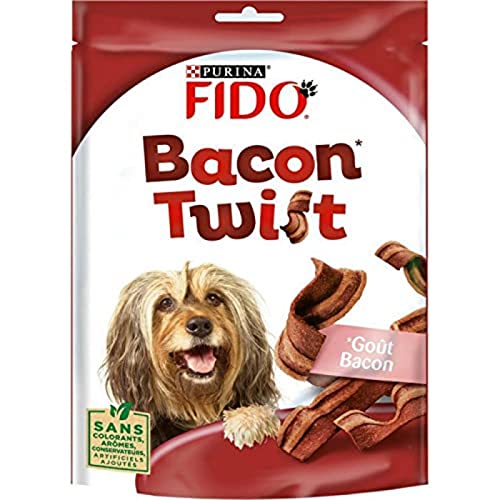 FIDO Bacon Twist - Pour chien - 120 g - Animalerie Amazon France à 2.69€