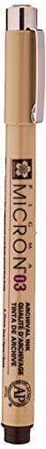 SAKURA Pigma Micron Pen, 35mm, Sepia 03 - Loisirs Créatifs Amazon Espagne à 26.69€