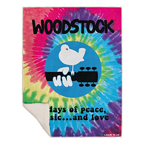 Liquid Blue Woodstock Peace-and Love-Spirale Tie Dye warme... - Maison & Cuisine Amazon Allemagne à 12.77€