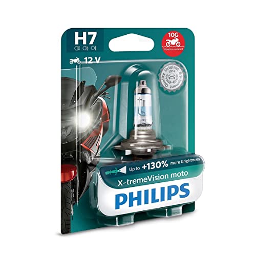 Philips 12972XV+BW X-tremeVision Moto +130% H7 motorcycle... - Auto & Moto en promo à 14.29€