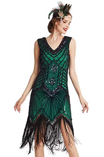 BABEYOND - Abito da Donna, Stile Gatsby Flapper Anni '20... - Amazon Italie à 36.59€