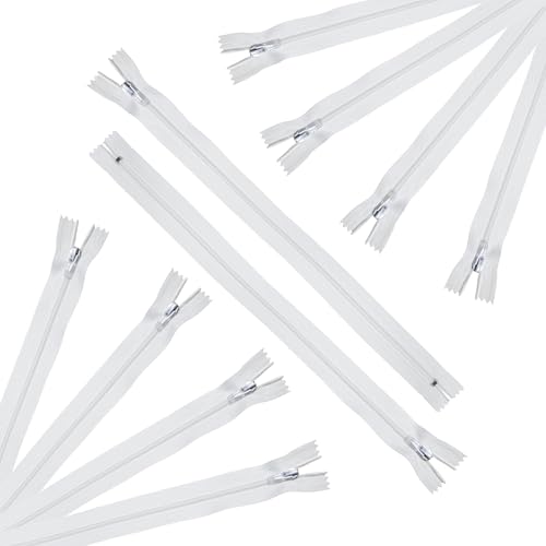 Trimz Lot de 10 Fermetures éclair Blanches à Sens Unique... - Auto & Moto Amazon France à 6.21€