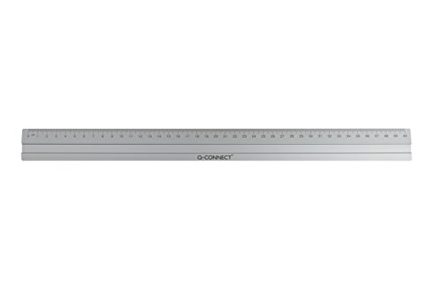Q-Connect KF03679 Lineal Alu - 40 cm, silber - Amazon Allemagne à 3.49€