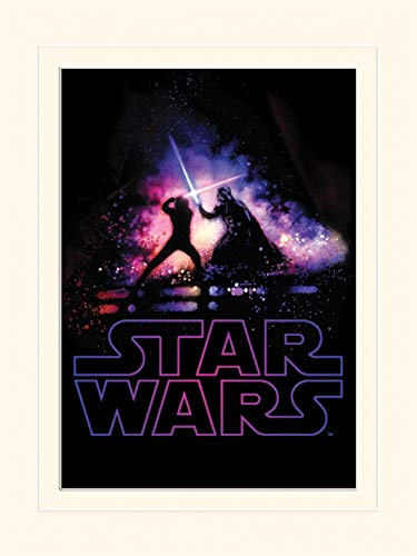 Star Wars 'Schlacht' montiert Drucken,30 x 40 cm - Maison & Cuisine en promo à 13.28€