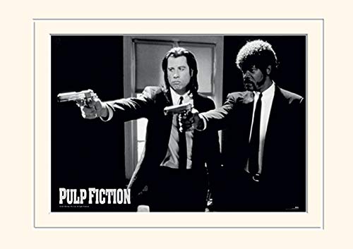 Pulp Fiction 'Waffen' montiert Drucken,30 x 40 cm - Maison & Cuisine en promo à 13.27€