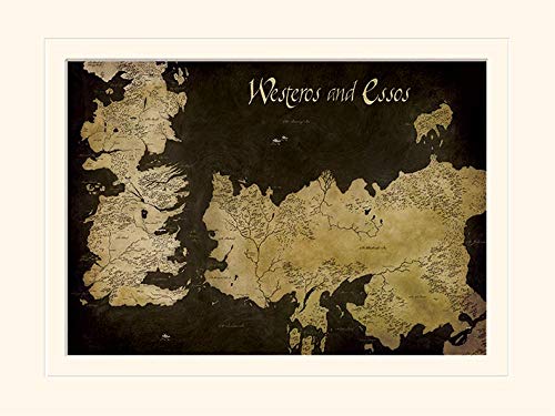 Game of Thrones (Westeros and Essos Antique Map 30 x 40 cm... - Jouets & Jeux Amazon France à 10.79€