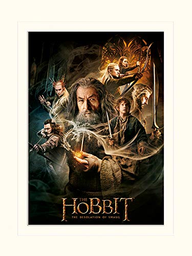 The Hobbit Dos (One Sheet) 30 x 40 cm montée d'impression - Maison & Cuisine Amazon France à 10.79€