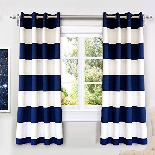 DriftAway Mia Stripe Room Darkening Grommet Unlined Window... - Maison & Cuisine Amazon Royaume-Uni à 30.10€