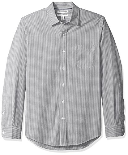 Amazon Essentials Camicia in Popeline a Maniche Lunghe Slim... - Amazon Italy à 12.21€