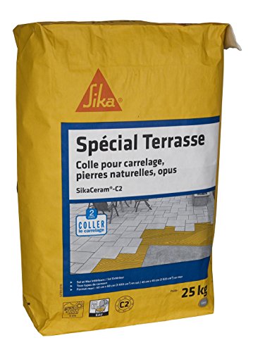 SIKA - Colle carrelage - Sika Ceram C2 Spécial Terrasse... - Tech & Electronics Amazon France à 24.90€